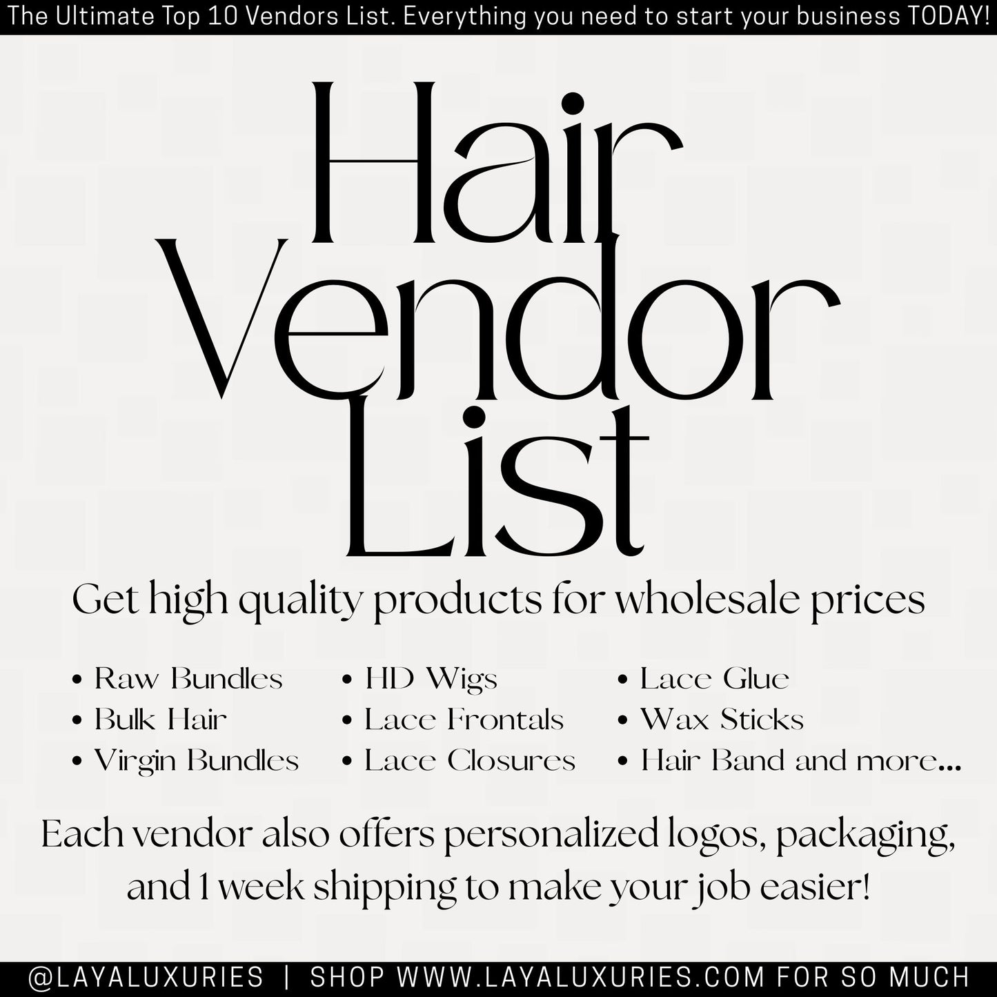 Hair Vendor List