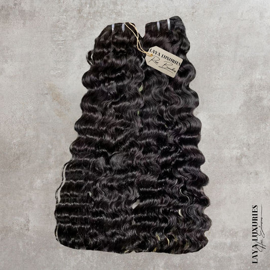 Raw Indian Curly Bundles