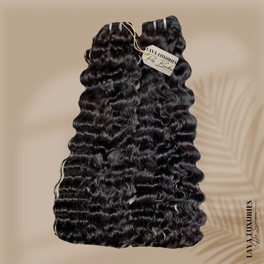 Raw Indian Curly Bundles